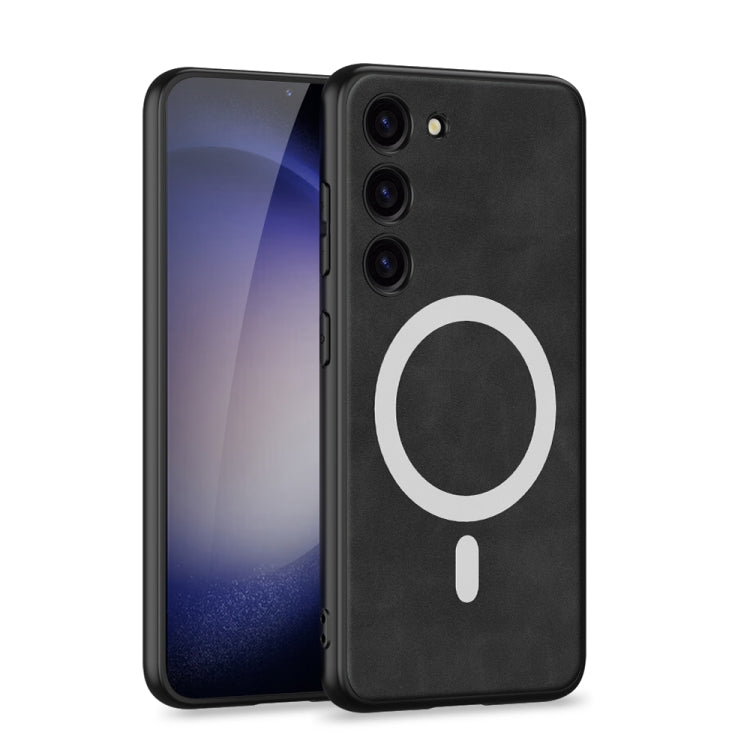 GKK MagSafe Skin Feel PU Leather Case - For Samsung Galaxy S23+ - mosaccessories